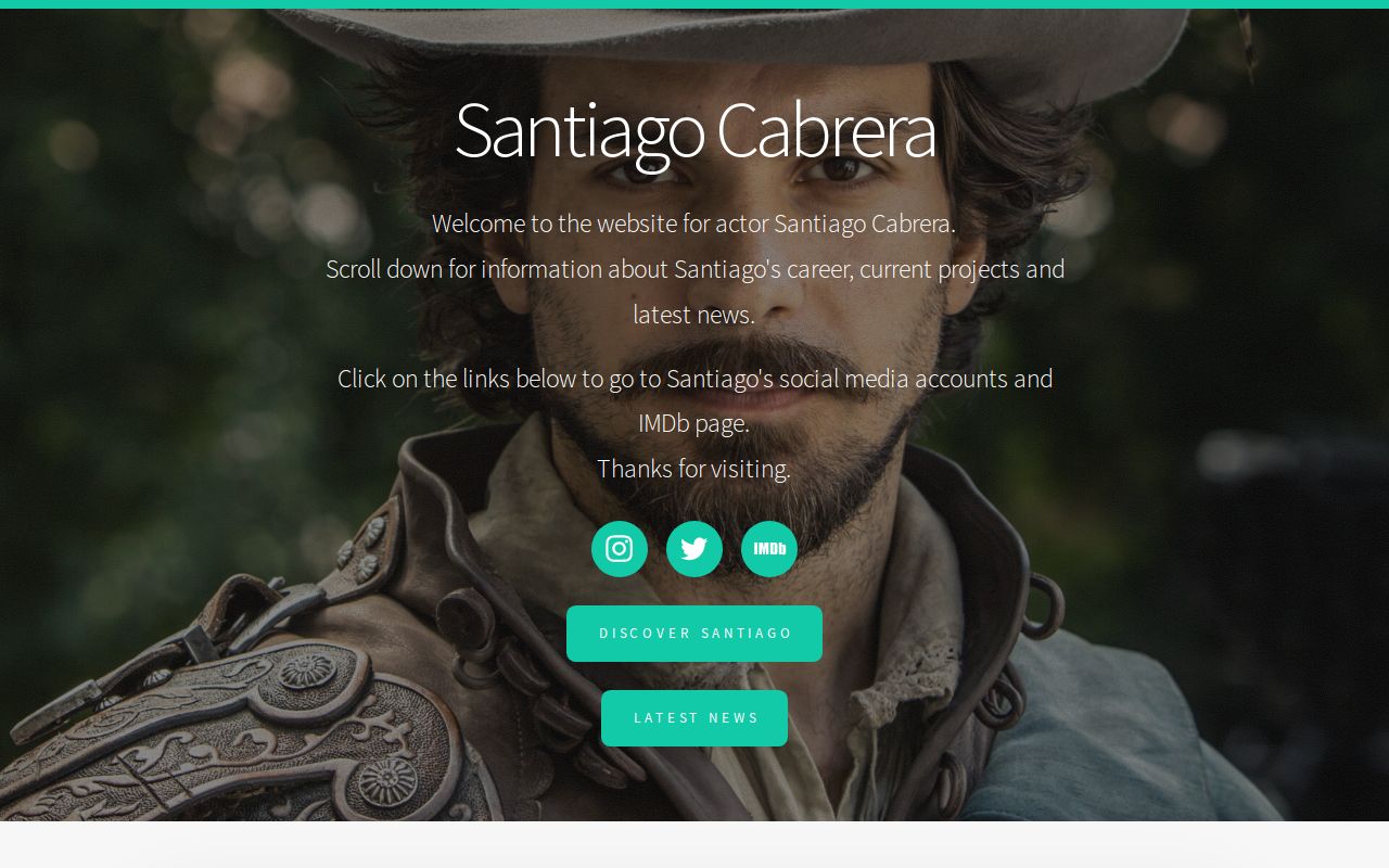 News santiago cabrera Santiago Cabrera